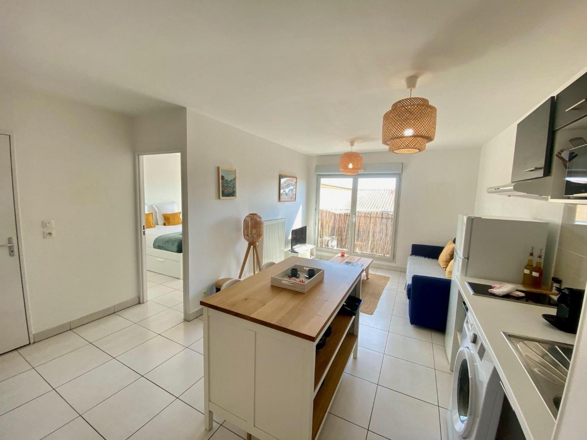 "Loulou" T1 Moderne Et Lumineux, Centre Ville, Wifi, Parking Sete Bagian luar foto